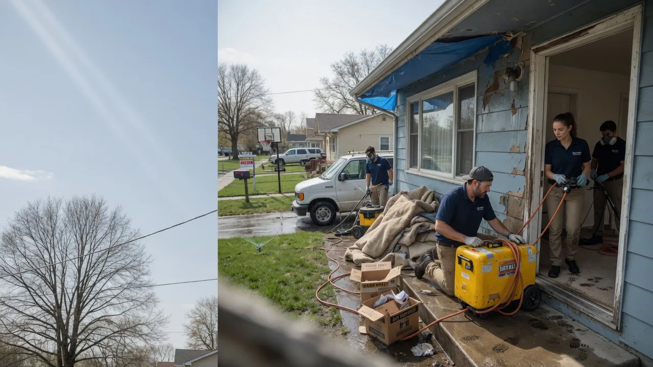 Basement Flood Cleanup in Cuba, IL near me